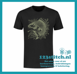 T-shirt met Karper afbeelding 4