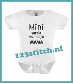 Mini versie van mijn mama