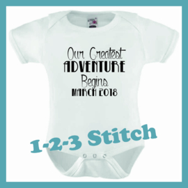 Our greatest adventure begins march 2018
