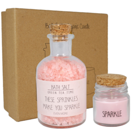 SPA GIFTBOX - THESE SPRINKLES MAKE YOU SPARKLE - GREEN TEA TIME