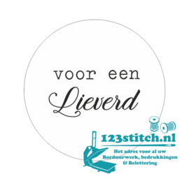 Sticker voor een lieverd