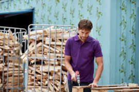 Santino Poloshirt Charma bedrukt met borstlogo