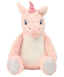 Zippie Pink unicorn met naam