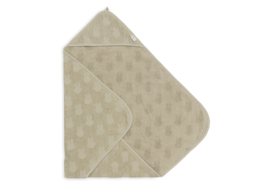 Jollein x Nijntje - Badcape Miffy Badstof 75x75cm  - Jacquard - Olive Green