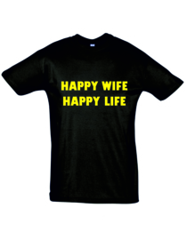 T-Shirt Happy Wife, Happy Life