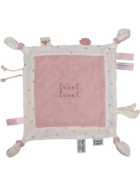 Label Label Hartjes Roze Knuffeldoekje