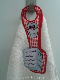 Handdoek hanger Tandenborstel