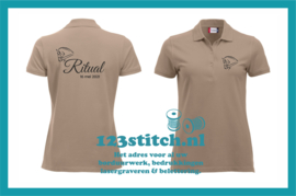 Paarden polo 2 met afbeelding, naam en geboortedatum