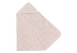 Jollein x Nijntje - Badcape Miffy Badstof 75x75cm  - Jacquard - Wild Rose