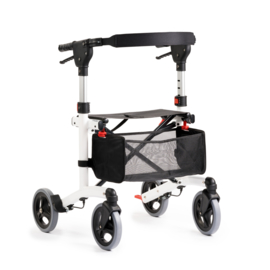 Rollator MultiMotion Trollimaster RA66 Wit laag model tot 165cm