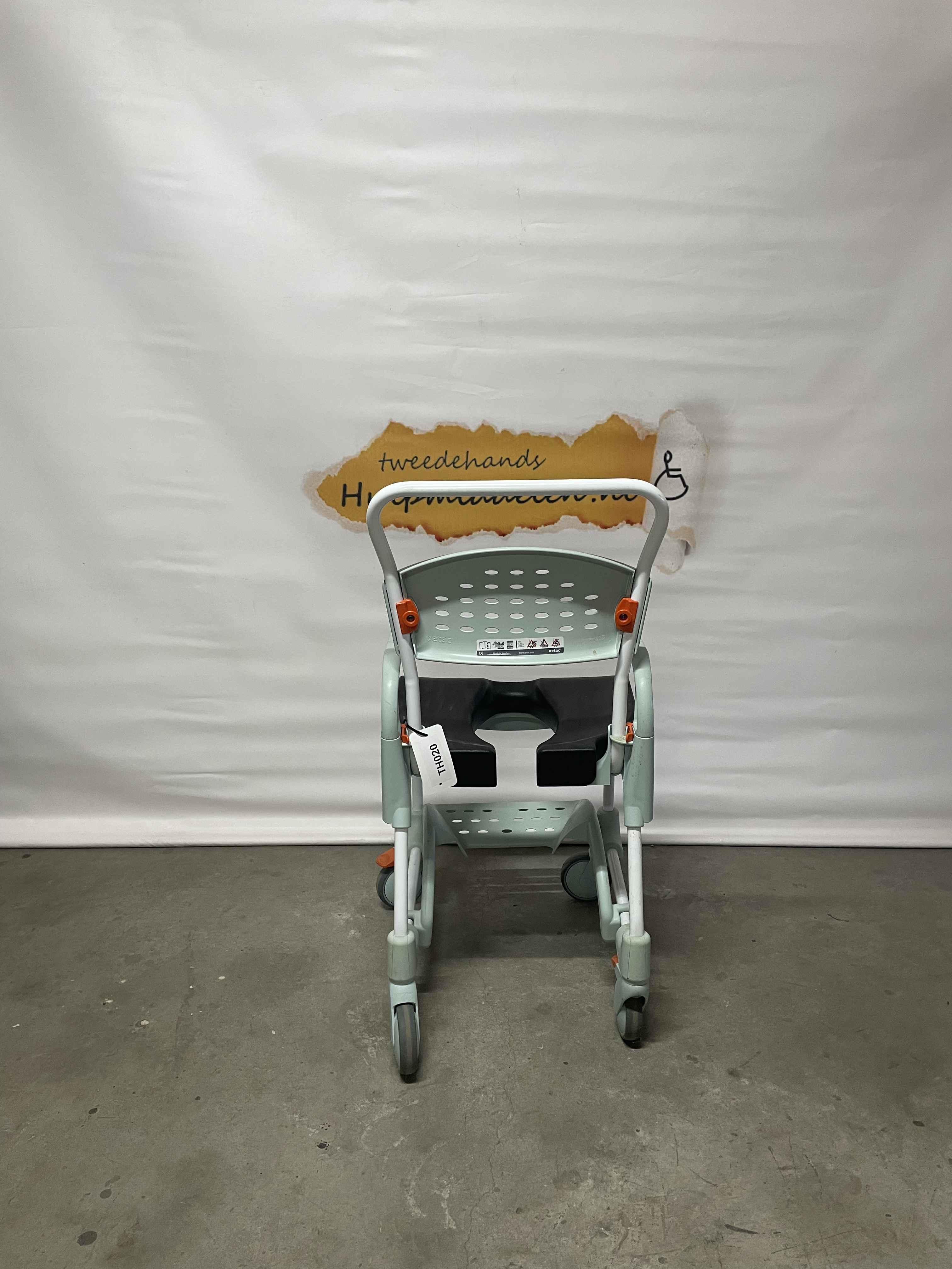 Etac Clean Douche-/Toiletstoel mint groen