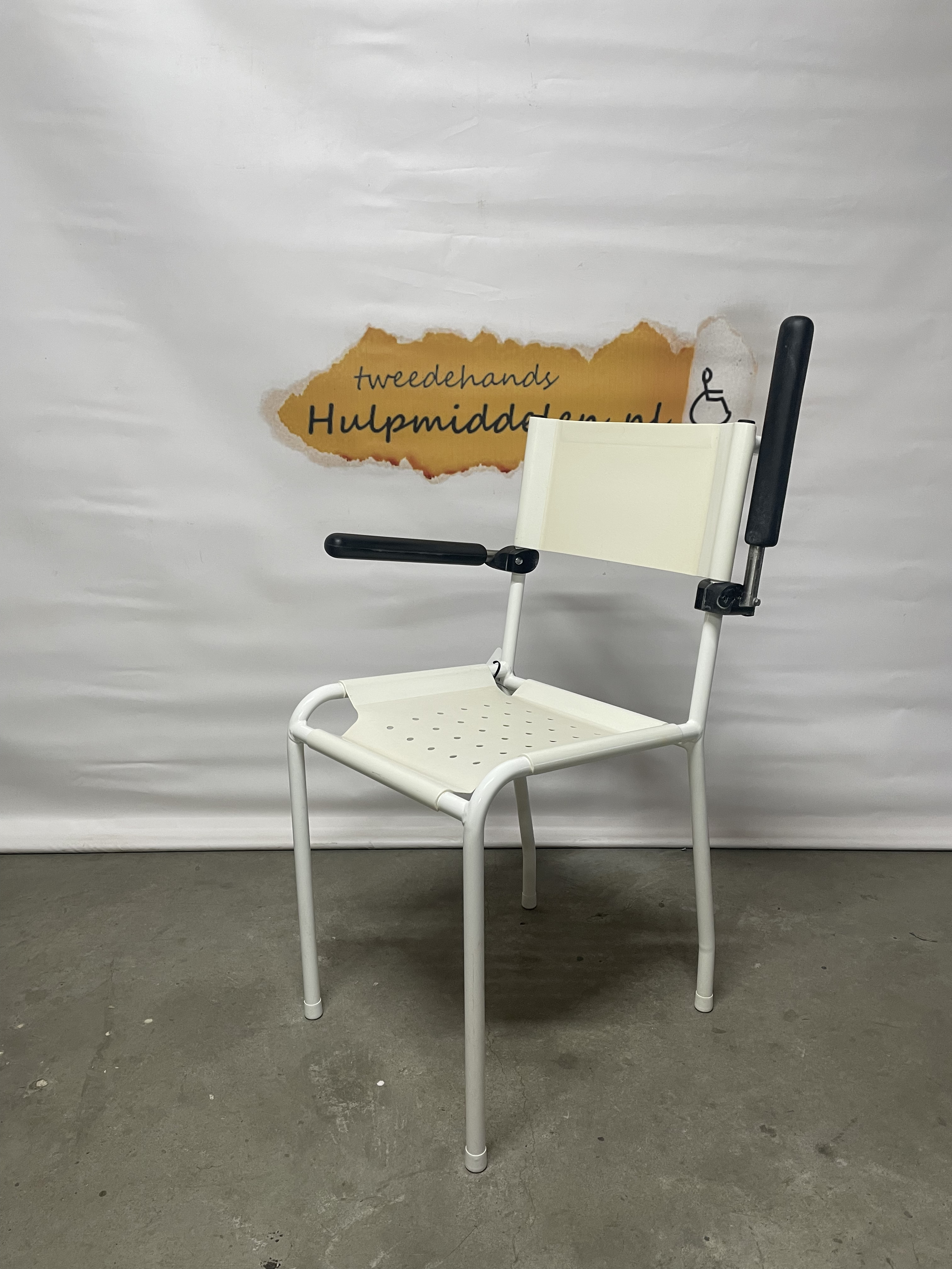 Invacare Douchestoel wit