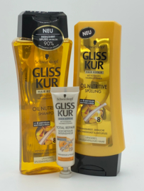 Gliss Kur Oil Nutrive Shampoo + Conditioner met gratis SOSkuur