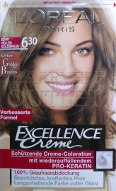 L`Oréal Excellence Creme 6.30 Zeer Licht Goudbruin