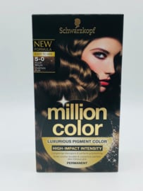 Schwarzkopf Million Color 5-0 Puur Bruin