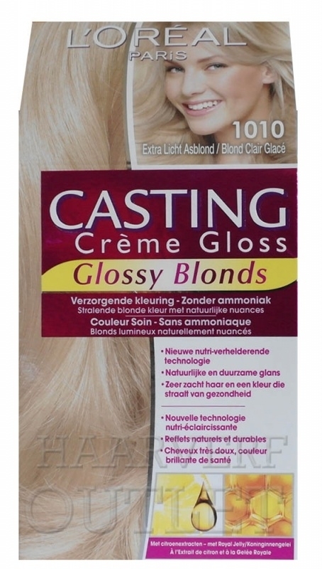 Giftig alleen Het eens zijn met L`oreal Casting Creme Gloss 1010 Extra Licht Asblond | L'Oréal Casting  Créme Gloss | Haarverf Outlet