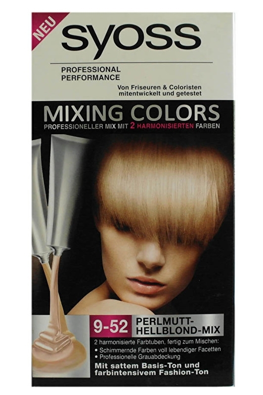 Tegenstrijdigheid Overredend telefoon Syoss mixing colors 9-52 Parelmoer Lichtblond | Syoss Mixing Colors |  Haarverf Outlet