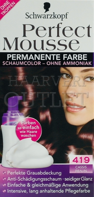 Schwarzkopf Perfect Mousse Bruin Schwarzkopf Perfect Mousse Haarverf Outlet