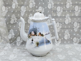 Luciferpot met landschap VERKOCHT