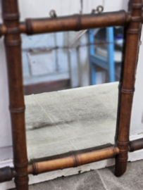 Faux bamboo spiegeltje