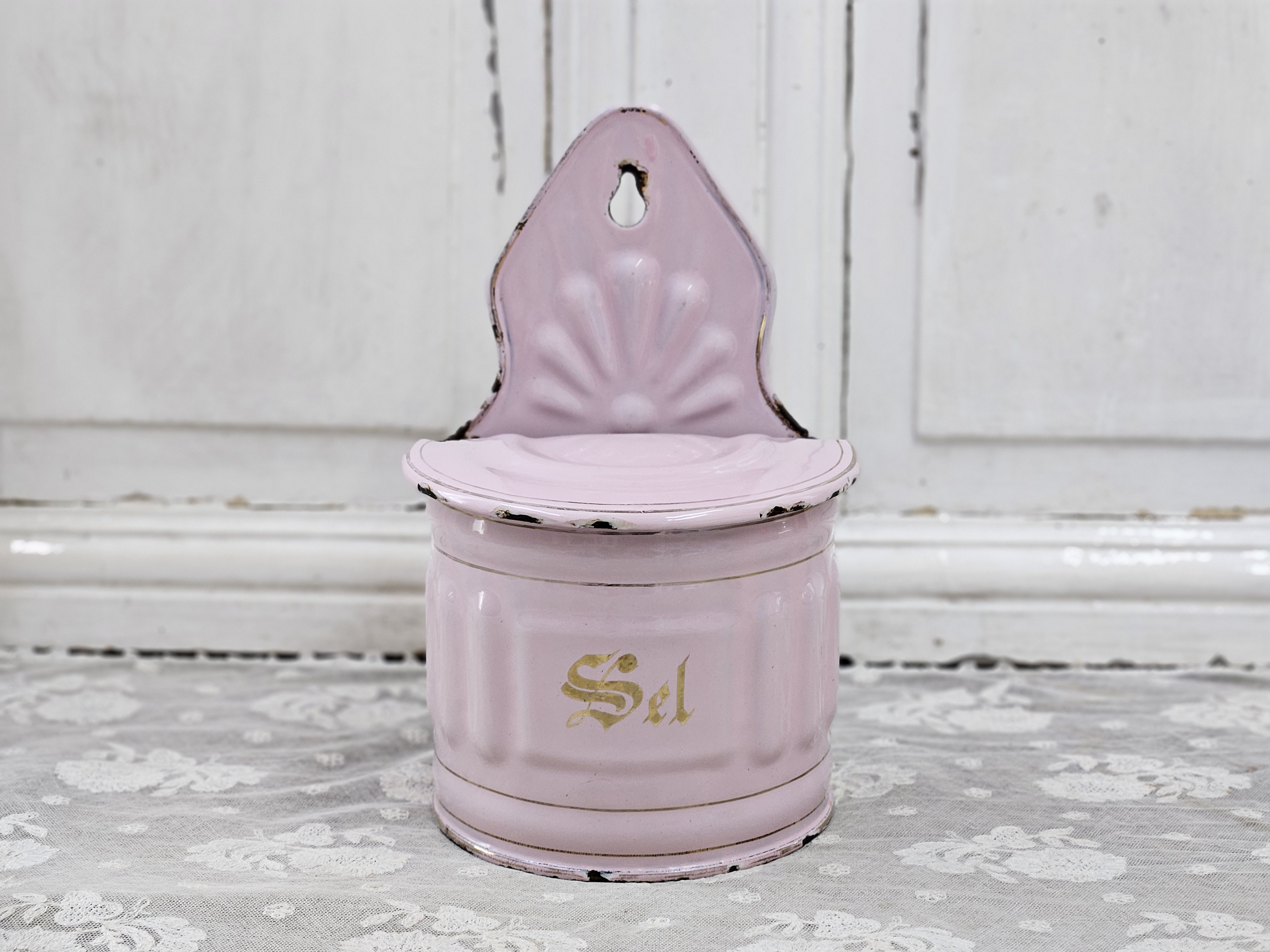 Roze zoutpot VERKOCHT