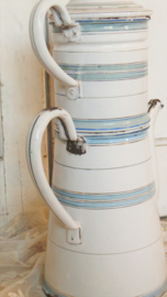 Emaille koffiepot met filter VERKOCHT