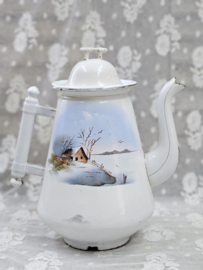 Luciferpot met landschap VERKOCHT