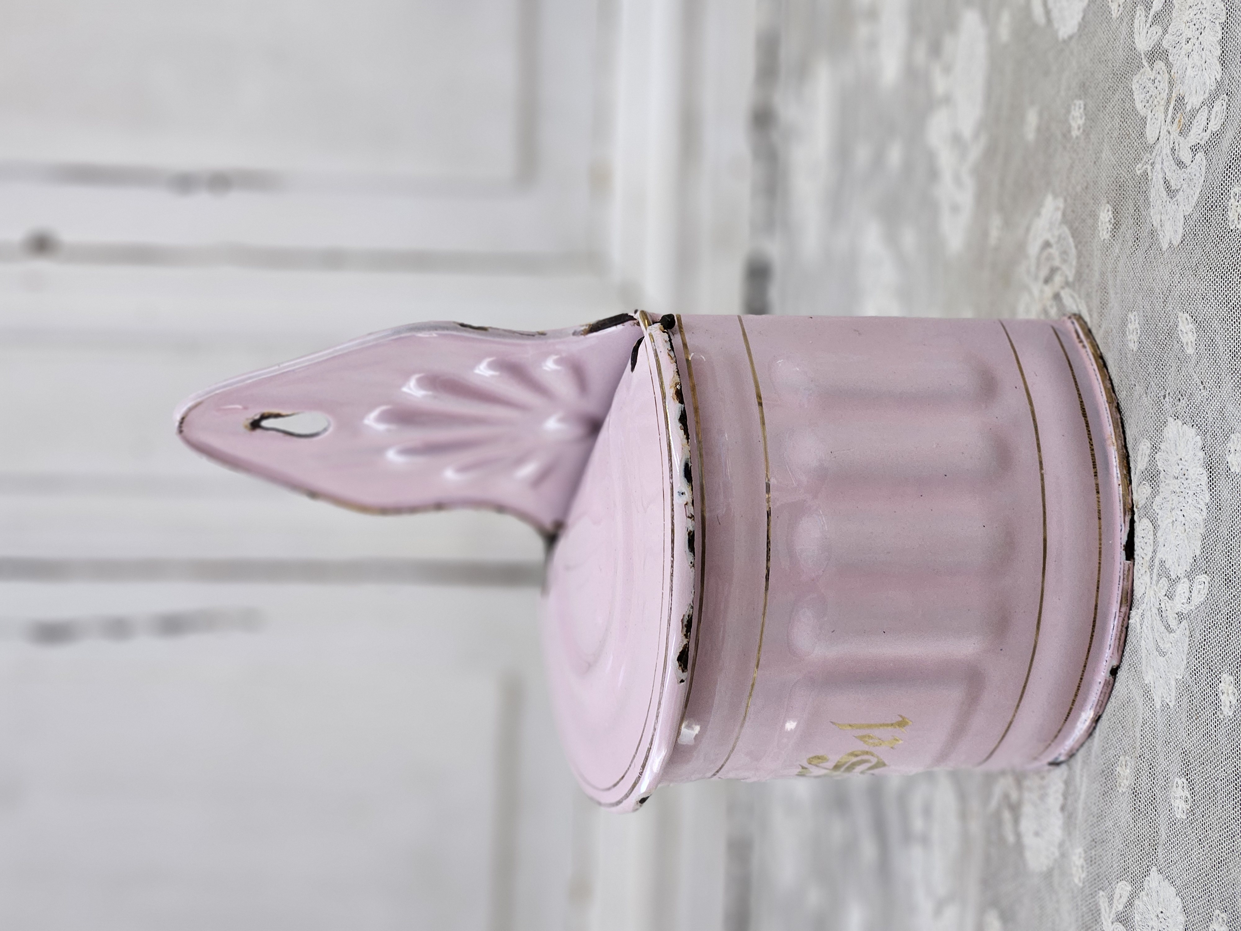 Roze zoutpot VERKOCHT