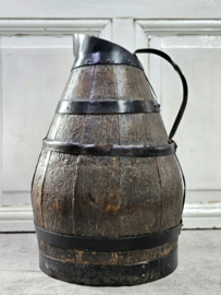 Houten wijnkan