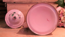 Roze emaille koffiepot VERKOCHT