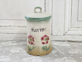 Barbotine farine pot
