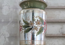 Grote zilverglas bokaal // vaas VERKOCHT