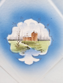 Lepelrek met landschap