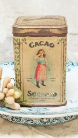 Cacao blikje Suchard VERKOCHT