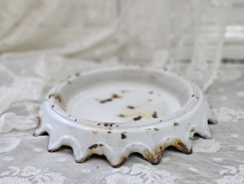 Witte ronde kwispedoor VERKOCHT
