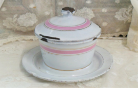 Emaille botervloot VERKOCHT