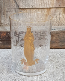 Blikje met glas Lourdes VERKOCHT