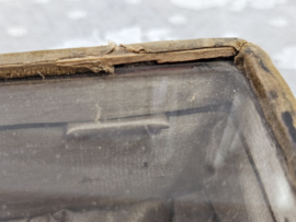 Velours sieradenkistje met glas VERKOCHT