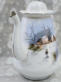 Luciferpot met landschap VERKOCHT