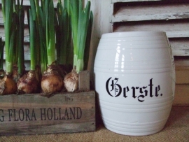 Witte pot 'gerst' VERKOCHT