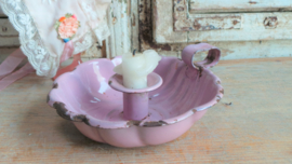 Roze emaille blaker VERKOCHT