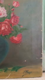 Schilderij met rozen VERKOCHT