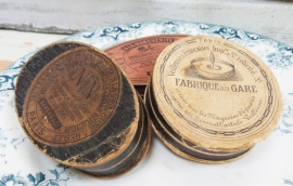 3 x oud Frans doosje VERKOCHT