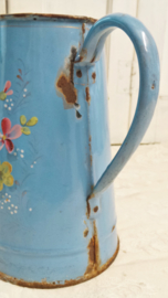 Franse koffiepot met bloemen VERKOCHT