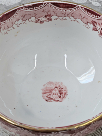 Grote kop & schotel 'pheasants' VERKOCHT