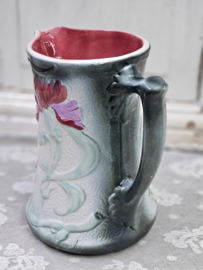 Barbotine kan art nouveau