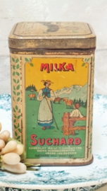 Cacao blikje Suchard VERKOCHT