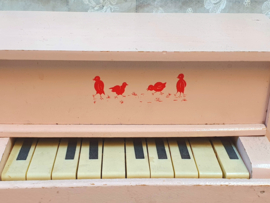 Roze kinderpiano VERKOCHT