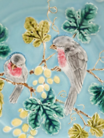 Barbotine bord vogels