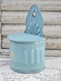 Mintgroene zoutpot